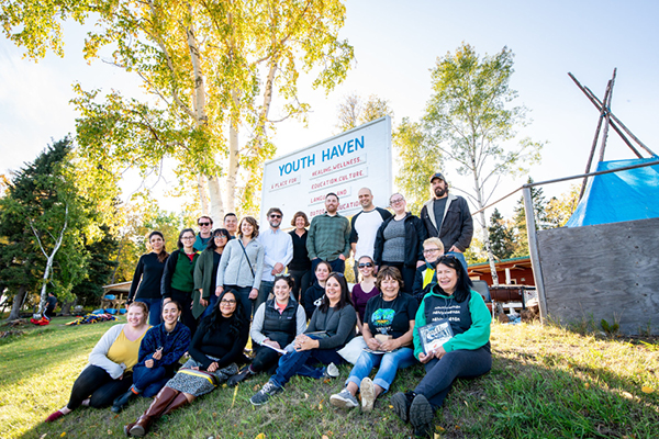 2019 Field School to Youth Haven Wilderness Camp at Lac La Ronge (Photo credit: Brandon White)