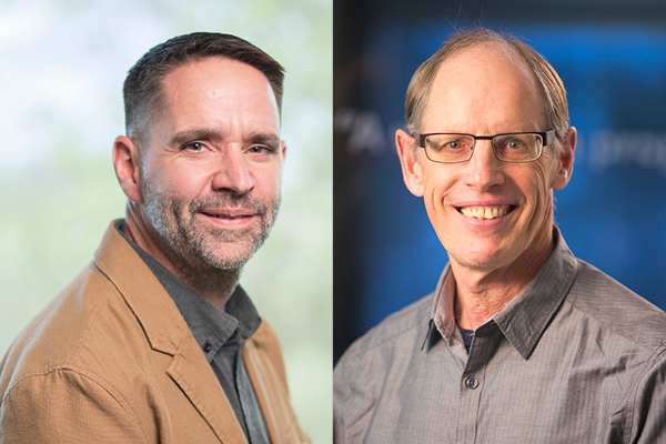 L-R: Justin Longo, JSGS Associate Professor, and Murray Fulton, JSGS Director and Professor